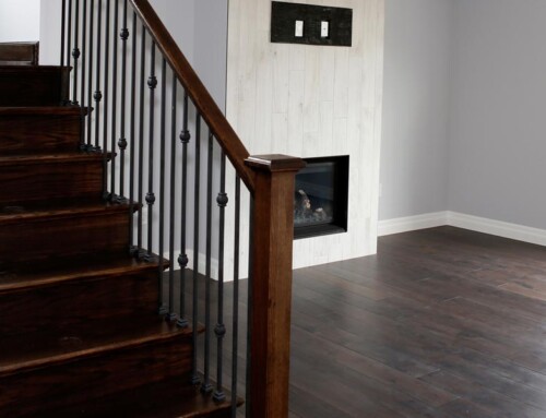 Interior – Staircase & Fireplace